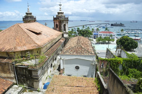 Salvador Bahia Brasil Arquitectura colonial Skyline — Foto de Stock