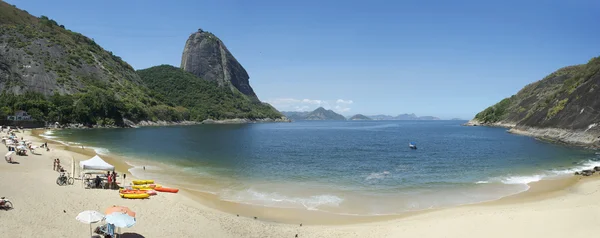 Red Beach Sugarloaf Mountain Rio de Janeiro Brasil —  Fotos de Stock