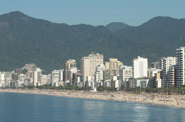 Rio de Janeiro Ipanema Beach Skyline Brasilien — Stockfoto