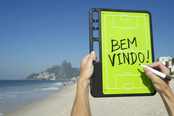 Brazil Bem-Vindo Welcome Message Rio — Stock fotografie