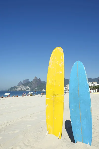 Stand Up Paddle Surfboards Ipanema Beach Rio de Janeiro Brazil — Stockfoto