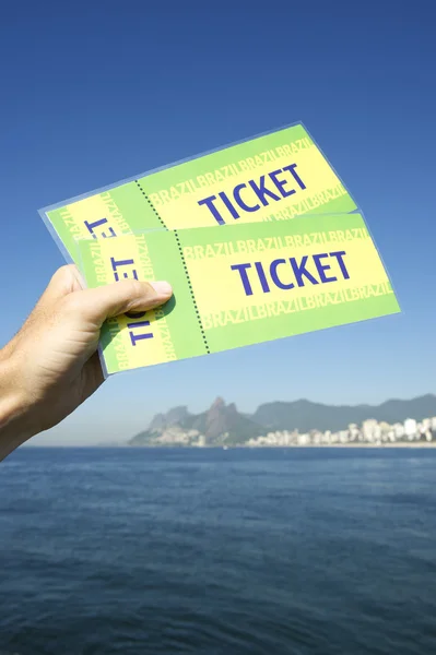 Brazil Tickets at Botafogo Sugarloaf Rio de Janeiro — Zdjęcie stockowe