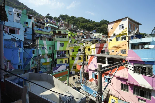 Favela Santa Marta Rio de Janeiro Brazil ストック画像