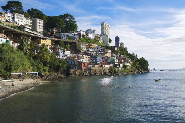 Czy Salvador Brazylia Solar do Unhao Favela — Zdjęcie stockowe