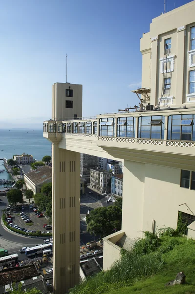 Salvador Bahia Skyline Lacerda Elevador — Fotografia de Stock