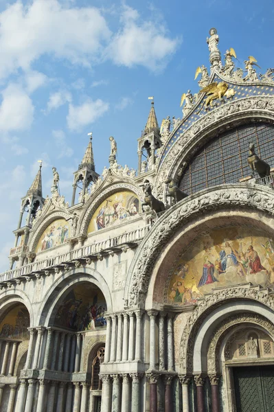 圣马克大教堂威尼斯意大利建筑细节 — 图库照片