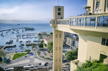 Salvador Bahia manzarası Lacerda Asansör