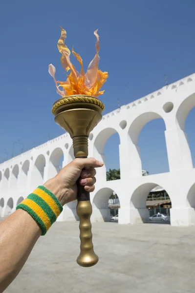 Antorcha de mano Lapa Rio de Janeiro — Foto de Stock