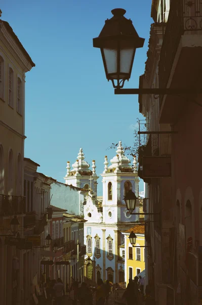 Pelourinho Salvador Brasil Iglesia Colonial Arquitectura — Foto de Stock