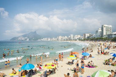 Ipanema Plajı Rio de Janeiro Sabah Manzarası