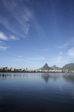Lagoa Rio de Janeiro Brezilya doğal manzarası
