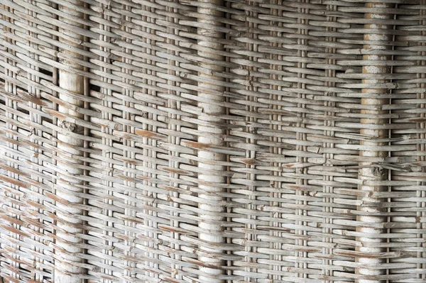 Textured Woven Wicker Wood Background — Stock fotografie