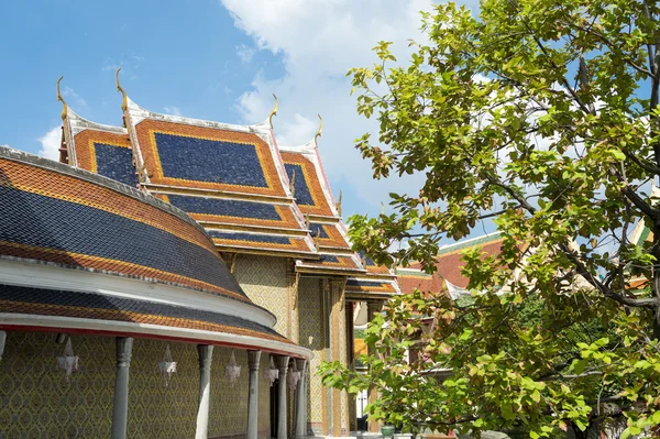 Buddhist Temple Architecture Bangkok Thailand — Stok fotoğraf