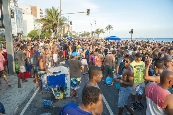 Brazilians Celebrating Carnival Ipanema Rio de Janeiro Brazil