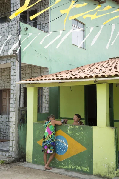 Braziliaanse leven in kleine Bahia dorp — Stockfoto