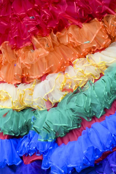 Orgullo gay vestido de arco iris de cerca — Foto de Stock