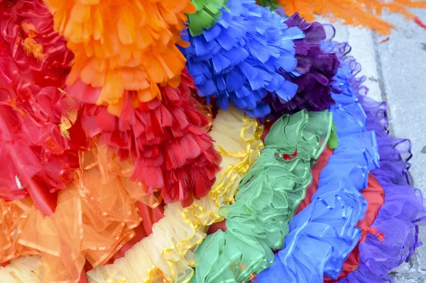 Gay Pride Rainbow Dress Close-Up — Stock Photo, Image