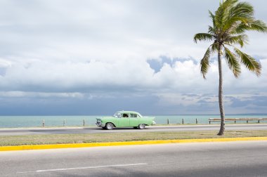 Klasik Amerikan otomobil Varadero Küba