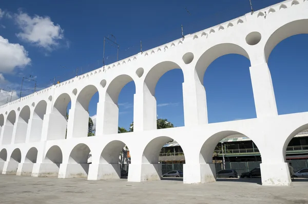 Bílý oblouky v arcos da lapa rio de janeiro Brazílie — Stock fotografie