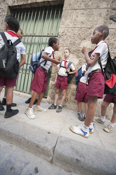 Cuban Schoolchildren Havana Cuba — Stock Photo, Image