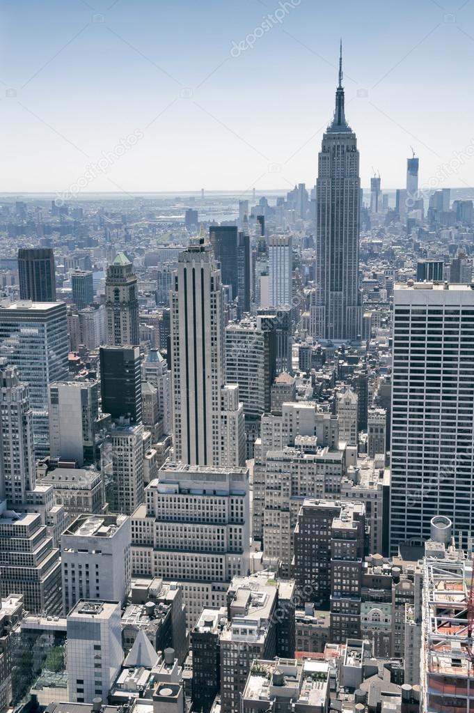 New York City Manhattan City Skyline