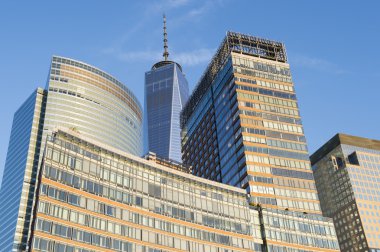 Şehir merkezindeki Manhattan New York şehir manzarası