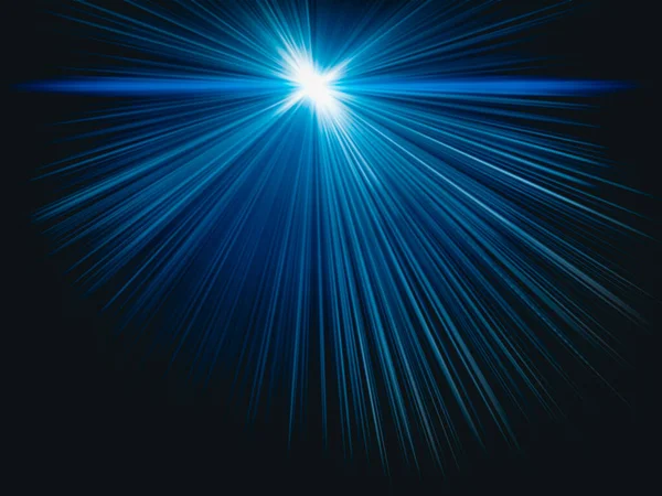Ljusstråle Set Blixt Ljus Från Vilken Strålar Kommer Som Belyser — Stockfoto