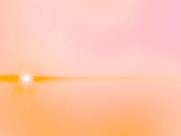 Single Beam Light Divides Horizon Two Red Pink Colors — Stock Photo, Image