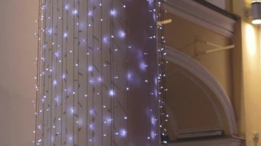 Parlak sütunlar dekorasyon mimarisi stili faşist ev binası