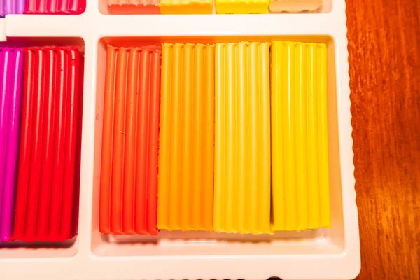 colored plasticine bars set box children's goods for creativity material