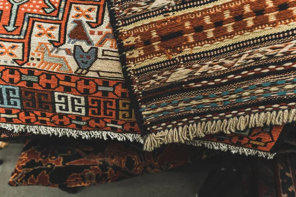 Aztek halı desenli halı deseni geometri etnik iç mimari zanaatı