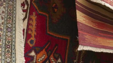 Aztek halı desenli halı deseni geometri etnik iç mimari zanaatı