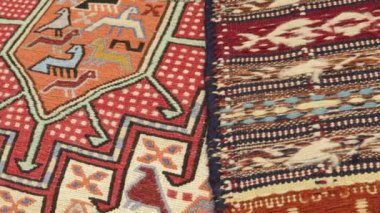 Aztek halı desenli halı deseni geometri etnik iç mimari zanaatı