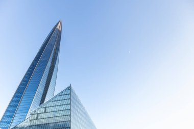 Gökdelen Yüksek Teknoloji Mimarisi Geleceğin Avrupa Tasarımı lahta merkezi Saint-Petersburg Rusya 