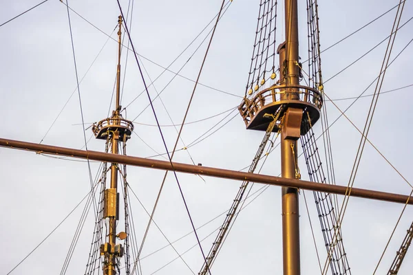Система Вітрил Xvii Століття Голландська Корабельна Історія Військово Морський Флот — стокове фото