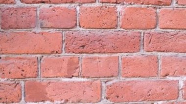 Parlak tuğla duvar arka plan gözenek desenli tasarım. Duvar kağıdı konsepti