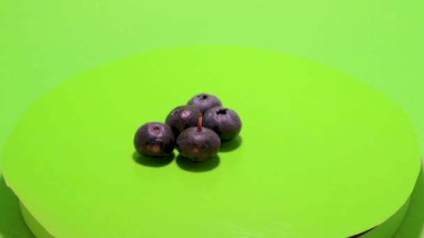 蓝莓甜生鲜配料分离色键 — 图库视频影像