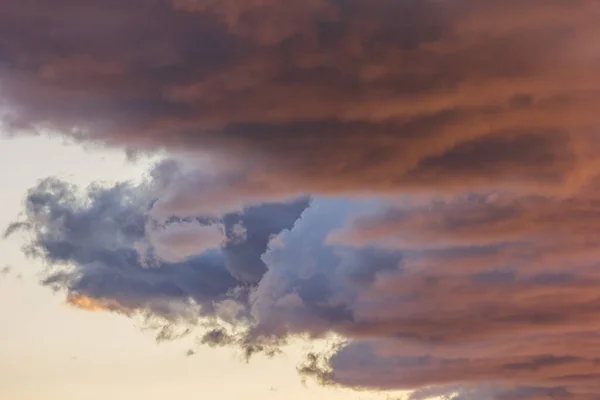 Rose Ciel Fée Nuages Fantaisie Rêves Magenta Fond Concept Fantaisie — Photo