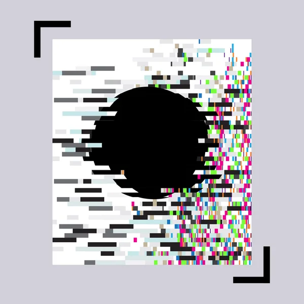Soyut Glitch tasarım