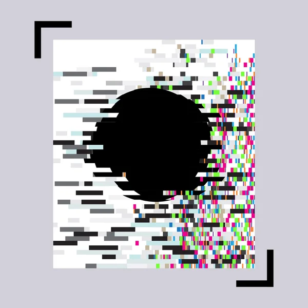 Conception abstraite Glitch — Image vectorielle