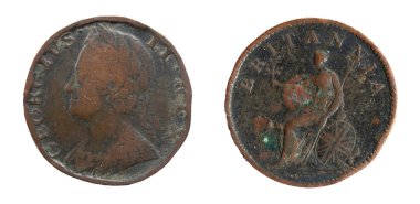 İngiltere'nin eski bakır paralar