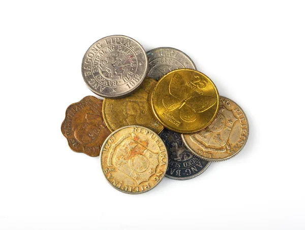 Establecer monedas Filipinas —  Fotos de Stock