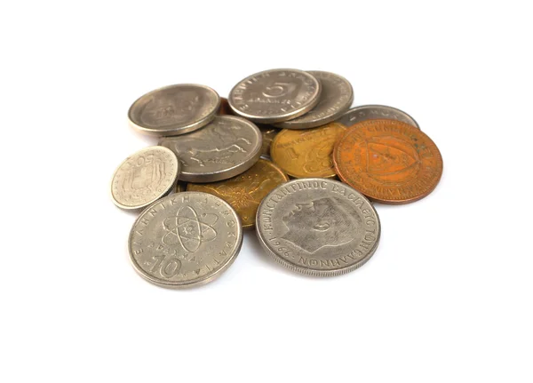 Set coins Greek — Stock Photo, Image