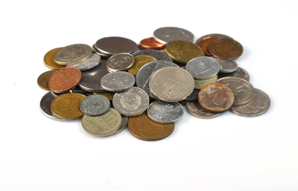 Ställ in mynt av världen — Stockfoto