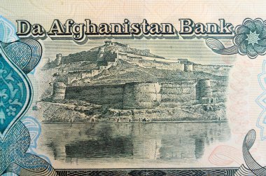 Eski kağıt banknot Afganistan