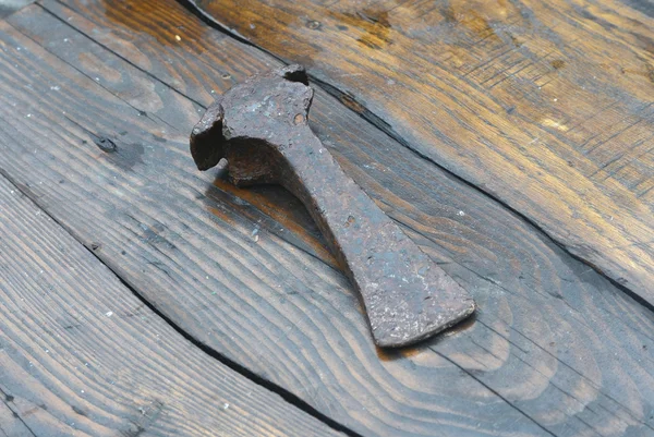 Ancient battle-ax — Stock Photo, Image