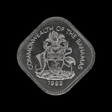 Bahama coins cent clipart