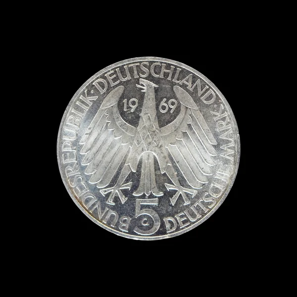 Alemania antigua moneda de plata conmemorativa Deutschmark — Foto de Stock