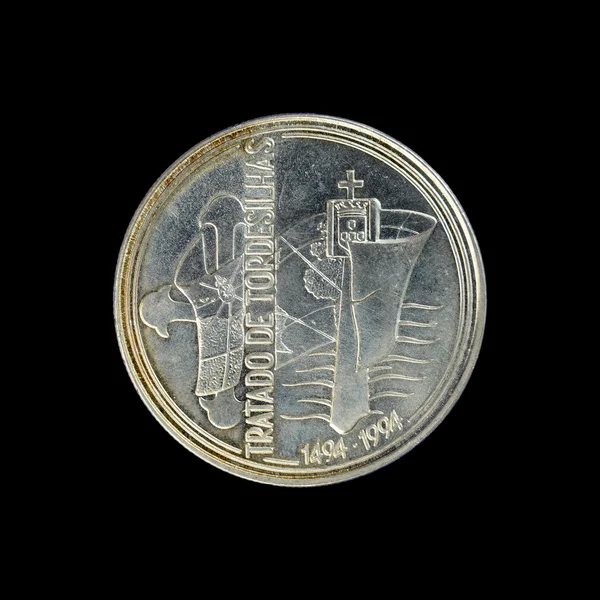Portugal escudo moeda de prata — Fotografia de Stock