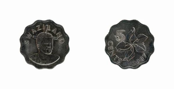 Königreich der Swasiland-Münzen — Stockfoto